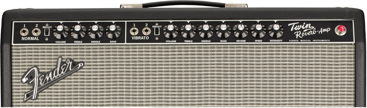 Fender Tone Master Twin Reverb Black Two Jensen N-12K neodymium speakers