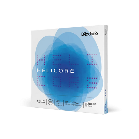 D'ADDARIO H5104/4M D'Addario Helicore Cello String Set, 4/4 Scale, Medium Tension