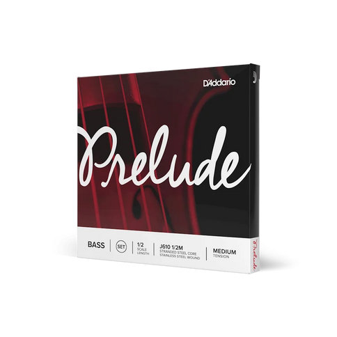 D'ADDARIO J6101/2M D'Addario Prelude Bass String Set, 1/2 Scale, Medium Tension