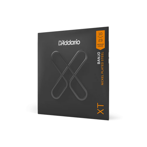 D'ADDARIO XTJ1023 D'Addario XTJ1023 XT Nickel Plated Steel Banjo Strings, Medium, 10-23