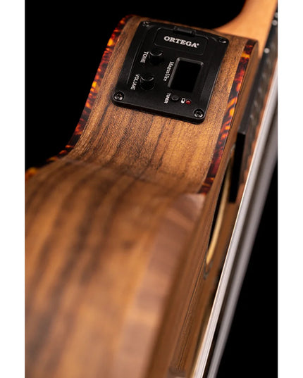 Ortega Double Neck A/E Uke w/Bag