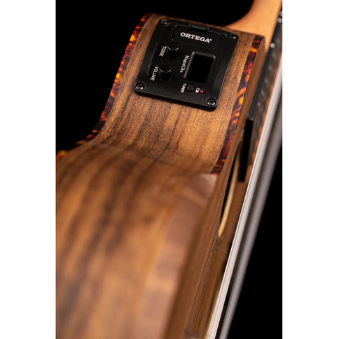 Ortega Double Neck A/E Uke w/Bag