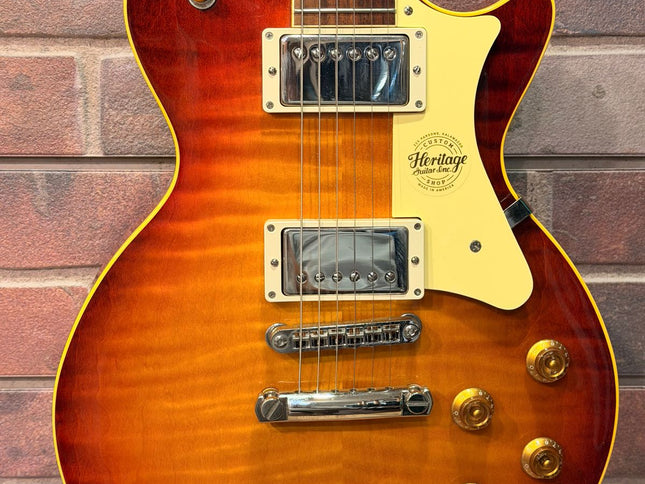 Heritage Gtr H150CCADCSUSD Used Artisan Custom Core Dark Cherry Sunburst Electric Guitar