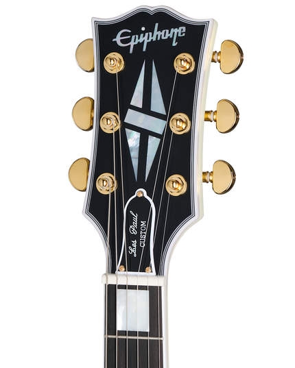 Epiphone 1963 Les Paul SG Custom Maestro Vibrola Electric Guitar Classic White VOS
