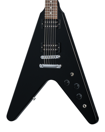 Gibson 80s Flying V Electric Guitar Ebony