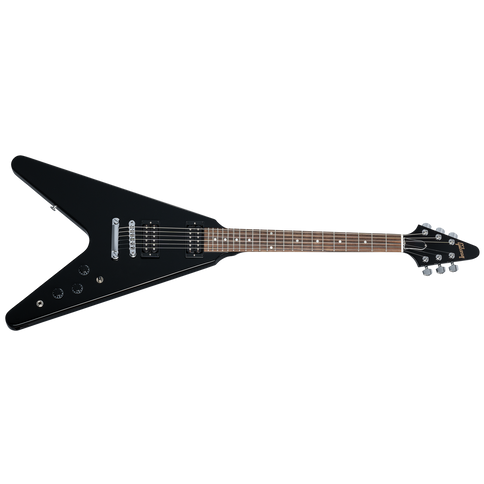 Gibson 80s Flying V Electric Guitar Ebony