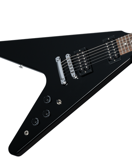 Gibson 80s Flying V Electric Guitar Ebony
