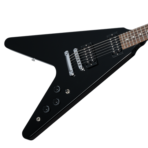 Gibson 80s Flying V Electric Guitar Ebony