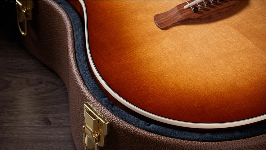 Taylor Gold Label 517e Mahogany Torrefied Sitka Sunburst Firestripe Pickguard