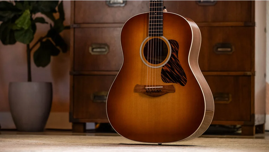 Taylor Gold Label 517e Mahogany Torrefied Sitka Sunburst Firestripe Pickguard