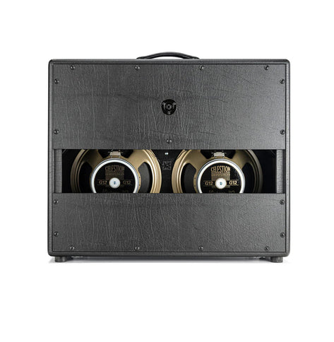 Bad Cat Player Series Hot Cat 2x12 Extension Cabinet (Silver Speckled Grille, Silver Piping)