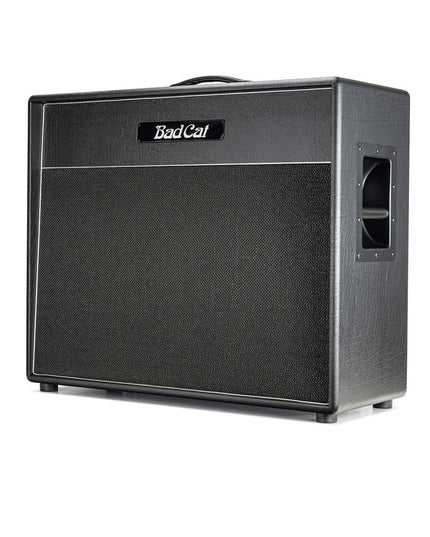 Bad Cat Player Series Hot Cat 2x12 Extension Cabinet (Silver Speckled Grille, Silver Piping)