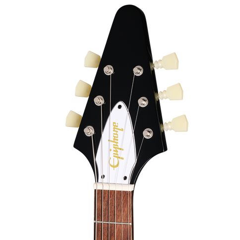 Jimi Hendrix "Love Drops" Flying V Ebony Electric Guitar