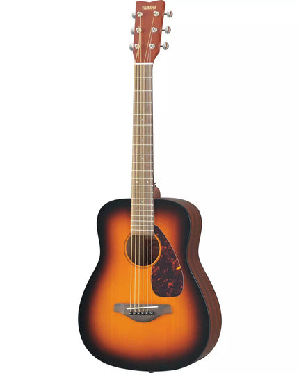 Yamaha JR2 TBS 3/4-scale folk guitar with gig bag, spruce top, nato back and sides, gloss top; gig bag included; Tobacco Sunburst