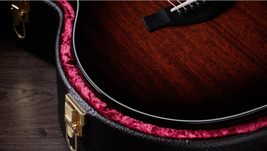 Taylor 324ce Next Generation Acoustic-Electric Guitar Tropical Mahogany Top Shaded Edgeburst