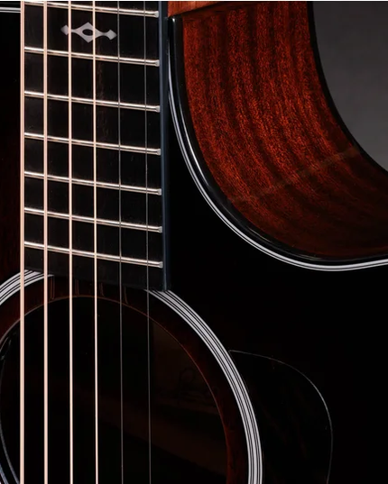 Taylor 324ce Next Generation Acoustic-Electric Guitar Tropical Mahogany Top Shaded Edgeburst