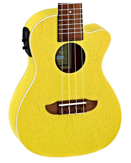 Ortega Earth Concert A/E Uke Yellow