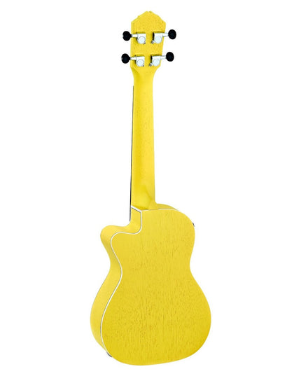 Ortega Earth Concert A/E Uke Yellow