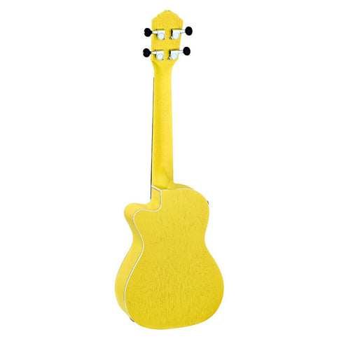 Ortega Earth Concert A/E Uke Yellow