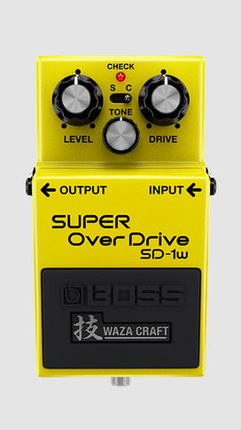 Boss SD-1W SUPER Waza Craft Overdrive Pedal