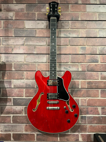 Eastman T386RDUSD Used Thinline Hollowbody Red Stain Electric Guitar
