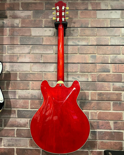 Eastman T386RDUSD Used Thinline Hollowbody Red Stain Electric Guitar