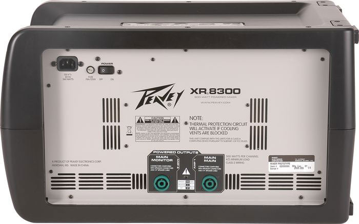 Peavey XR8300 600W 10CH Powered Mixer